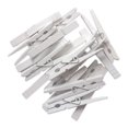 thumbnail image 2 of Pinzas para ropa LWR CRAFTS de madera, tamaño grande, 8,4 cm, 30 unidades, color blanco, 2 of 7