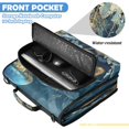 thumbnail image 6 of Zipper Binder with Shoulder Strap 2 inch 3 Ring Waterproof File Folder Organizer Bag 500 Sheet Enchanted Ocean Scene, 6 of 8