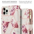 thumbnail image 4 of SuperShield Compatible with iPhone 14 Plus Wallet Case,Marble Design PU Leather Flip Case with 3 Card Slots Kickstand for Girl Women Shockproof Protective Cover for iPhone 14 Plus 6.7 inch, 4 of 5