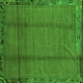 thumbnail image 1 of Ahgly Company Indoor Square Abstract Green Modern Area Rugs, 8' Square, 1 of 4