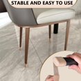 thumbnail image 3 of Protectores para patas de sillas Protectores de piso con cinta antideslizante para cualquier pata de mueble, evitan el deslizamiento de sillas y muebles, negro * 5 piezas, caqui * 5 piezas, 3 of 5