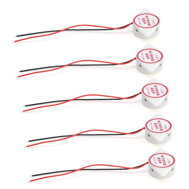 Buzzer Sonore Continu, 5 Pcs Alarme Buzzer Continu Haute Décibel Alarme Buzzer Alarme Buzzer Utilisation Pratique