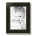 thumbnail image 2 of ArtToFrames 7" x 10" Honors Black with Gold Picture Frame, 7x10 inch Black Wood Poster Frame (WOM-5158),  Pack, 2 of 7