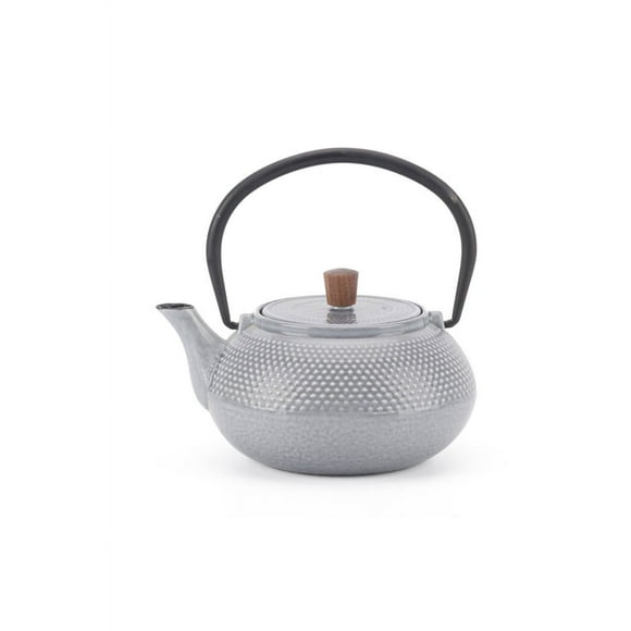 Enamelled Cast Iron Teapot - 600 ml - Dot Pink