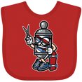 thumbnail image 3 of Inktastic Barber Skater Boys or Girls Baby Bib, 3 of 4