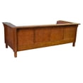 thumbnail image 4 of Crafters and Weavers Arts and Crafts Leather Side Sofa in Russet Brown, 4 of 8