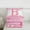 Pink B, variant on Feelyou Princess Monogrammed B Twin Comforter Sets, Kids Bow Letter Bedding Set, 2pcs
