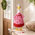 thumbnail image 6 of Aurorax Valentine's Day Porch Goose Outfit 19 inch,Goose Clothes for Cement Goose Porch Goose 23"/17",Pink Retired Lady Christmas Porch Goose Clothing Accessories for Outdoor Lawn Yard, 6 of 6