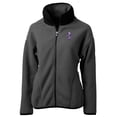 thumbnail image 2 of Women's Cutter & Buck  Gray Kansas State Wildcats Cascade Eco Sherpa Full-Zip Fleece Jacket, 2 of 3