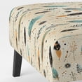 thumbnail image 5 of Designart "Boho Feathers Pattern" Upholstered Bohemian & Eclectic Accent Chair and Boho Arm Chair - Multiple Color & Pattern, 5 of 7