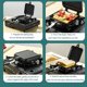 thumbnail image 2 of 1pc Sandwich Maker Non-stick Grilled Sandwich Double Sided Frying Pan, Bread Toast Breakfast Pan Omelette Pan Outdoor Camping Baking Pan Kitchen Supplies, 2 of 4