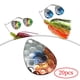 thumbnail image 1 of Kit de fabricación de aparejos de leucomas de 20 piezas, accesorios para arnés de orugas giratorias, de flotadores de aparejo de cuch 2 Baoblaze cuchillas giratorias de pesca, 1 of 8