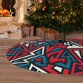 thumbnail image 6 of Yiaed Geometric Elements Print Christmas Tree Skirt , Tree SkirtsTree Mat for Christmas Winter Holiday Indoor Decorations-48", 6 of 7