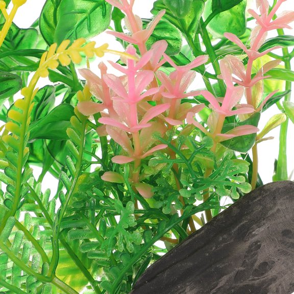 ETEREAUTY Plastic Fake Aquarium Plant for Reptile Cage Decoration, and Terrarium Accessory