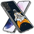 thumbnail image 2 of Mundaze - Case for Samsung Galaxy S22 Ultra Slim Shockproof Hard Shell Soft TPU Heavy Duty Protective Phone Cover - Yoga Astronaut, 2 of 5