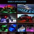 thumbnail image 3 of Rock Lights For Trucks, 4/6/10 Pods RGB LED Rock Lights With APP/Remote Control & Music Mode, For Pickup Off Road Jeep RZR SUV ATV UTV Car, 3 of 5