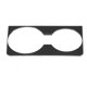 thumbnail image 4 of Rewera - Marco de ajuste para panel de portavasos trasero de coche, estilo fibra de carbono, apto para Range Rover Evoque 2019-2020, 4 of 8