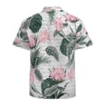 thumbnail image 3 of High Quality Hawaiian Shirts for Men Short Sleeve Aloha Beach Shirt Floral Summer Casual Button Down Shirts Blouses GGOIK8, 3 of 7