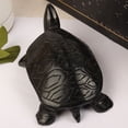 thumbnail image 4 of Estatua de tortuga, escultura de tortuga de obsidiana, figura de tortuga de obsidiana, decoración con forma de animal, 4 of 6