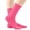 Red, variant on QSAWXQZ Kids' Crew Socks Solid Knitting Breathable Mid Calf Socks 5-13Years