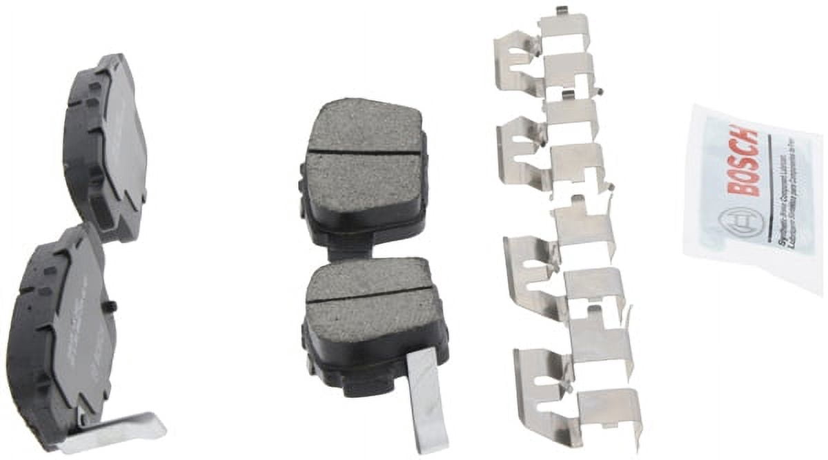 Bosch Quiet Cast Ceramic w/Hardware Brake Pad Set, and Shims