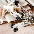 thumbnail image 4 of CTIRCHIU 10pcs Curtain Gliders For Old Tracks Plastic Two Wheel Dual Bend Ceiling Curtain Track Components, 4 of 8