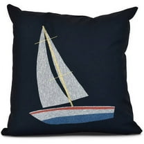 Simply Daisy, Set Sail, Geometric Print Pillow