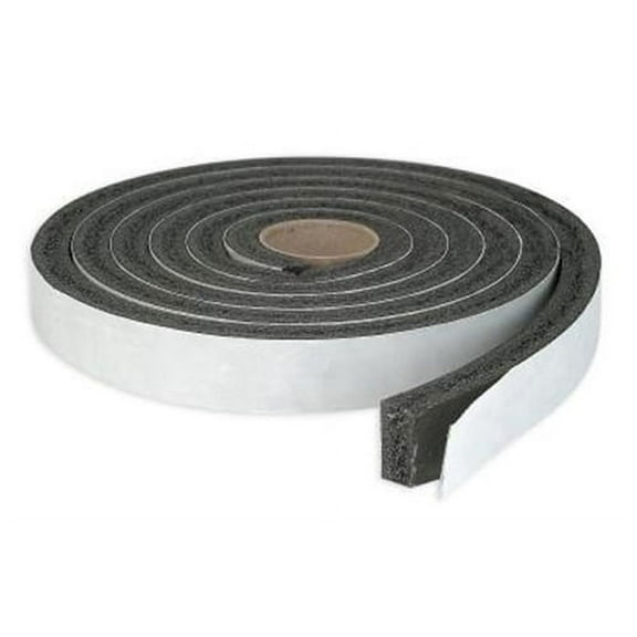 AP Products 018-143817 Multi-Purpose Vinyl Foam Tape - 1/4" X 3/8" X 50 Ft - Black