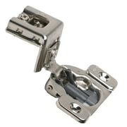 DTC Pivot Pro 105-Degree Opening Angle 1-3/8" (35mm) Overlay Screw-On 2-Cam, 6 Way Adjustable, Soft-Close Face Frame Cabinet Hinges, Nickel Plated