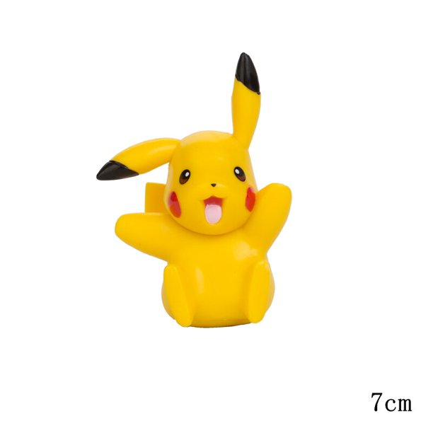Tomy-figuras de acción de Pokémon, muñecos de colección de mascotas de 3-9cm, Pikachu, Squirtle, Bulbasaur, Charmander, Vulpix, Eevee, Abra, Litten