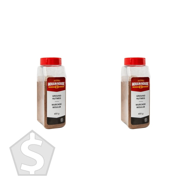 Moulin Rouge Muscade Moulue, 455 g - Lot de 2