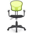 thumbnail image 3 of Hodedah Mesh Réglable en Hauteur Chaise de Travail Pivotante en Vert, 3 of 5