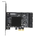 thumbnail image 1 of SHENMO PCI E to SATA3.0 Expansion Card 8 Ports Adapter Riser Card Desktop Computer Accessories, 1 of 9