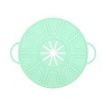 thumbnail image 2 of Outdor Silicone Splatter Screen For Frying Pan Guard Non Stick Splatters Use Grease Splatter Guard Heat Trivet Mat Dishwasher, 2 of 6