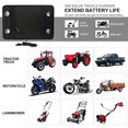 thumbnail image 4 of ECO-WORTHY 12 Volts 10 Watts Portable Power Solar Panel Backup Solar Trickle Charger for Car Boat Automotive RV with Alligator Clip Adapter (10W Portable Solar Panel), 4 of 5