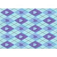 thumbnail image 1 of Ahgly Company Machine Washable Indoor Rectangle Transitional Blue Area Rugs, 8' x 12', 1 of 7