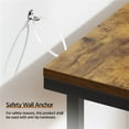 thumbnail image 4 of Yaheetech 71" Modern Long Narrow Console Table for Hallway Living Room, Rustic Brown, 4 of 7