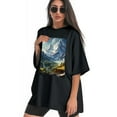 thumbnail image 3 of Plus Size Shirt for Women Black Tops for Women Short Sleeves Shirt for Women T Shirt Crewneck Shirt for Women XL, 3 of 5