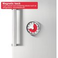 thumbnail image 3 of baomifa-Magnetic Mechanical Kitchen Timer with Magnetic Back, 60-Minute Countdown Timer, No Batteries Required Mechanical Desk Time Stainless Steel, Study Tool Timers for Cooking, Office Work, and St, 3 of 4