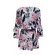 thumbnail image 5 of Vestido HUOGUO de chifón estampado de manga larga con cuello en V y forma de A para mujer, 5 of 5