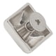 thumbnail image 4 of Lot de 20 rivets à vis pointus carrés en alliage de zinc, style pyramidal, pour maroquinerie, kits de réparation pour reliure, 15 mm, argent, 4 of 4