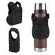 thumbnail image 4 of Chaleco táctico al aire libre Mini chaleco soporte ajustable para latas botellas negro, 4 of 7