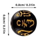 thumbnail image 2 of 300 amuletos chinos de Feng Shui para la suerte, la riqueza y el dinero, para pulsera (negros), 2 of 8
