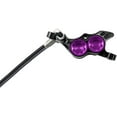 thumbnail image 3 of Hope Tech 4 E4 Disc Brake and Lever Set - Rear, Hydraulic, Post Mount, Purple, 3 of 3