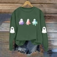 thumbnail image 5 of Heisall Womens Sweatshirts Round Neck Long Sleeve Loose Casual Halloween Print Fall Winter Daily Wear Tops, 5 of 8