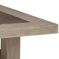 thumbnail image 2 of 54 Inch Rustic Rectangular Coffee Table Melamine Top Brown Pine Frame, 2 of 5