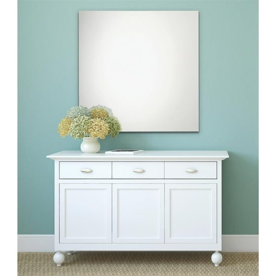 Erias Home Designs Frameless Polished Edge Wall Mirror - Walmart.com Erias Home Designs Frameless Polished Edge Wall Mirror - Walmart.com