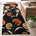 thumbnail image 3 of SAFAVIEH Soho Noah Floral Wool Area Rug, Black/Multi, 2' x 3', 3 of 9