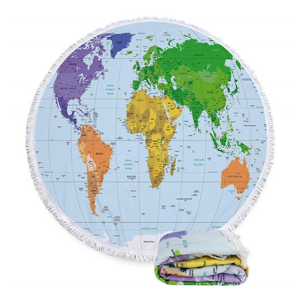 large round yoga mat