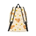 thumbnail image 6 of Rocae Squirrel And Leaves for Durable Canvas Backpack Leisure Large Bag Travel Rucksack Multi-function Backpack Medium, 6 of 8